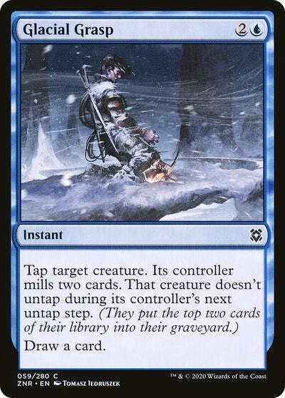 Glacial Grasp (ZNR) #59 Common Zendikar Rising Magic: The Gathering: 2020