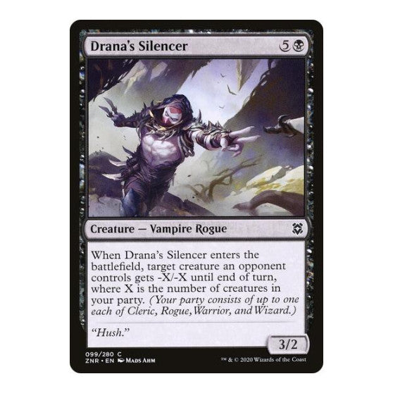 Dranas Silencer (ZNR) #99 Common Zendikar Rising Magic: The Gathering: 2020