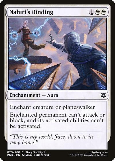 Nahiris Binding (ZNR) #29 Common Zendikar Rising Magic: The Gathering: 2020