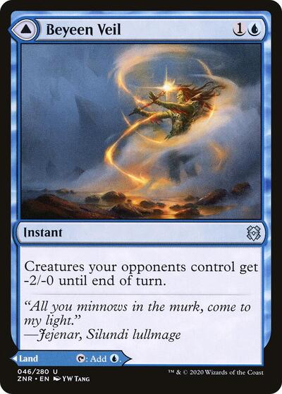 Beyeen Veil (ZNR) #46 Uncommon Zendikar Rising Magic: The Gathering: 2020