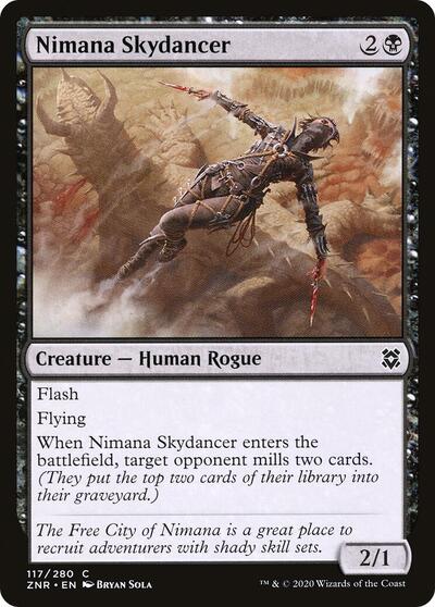 Nimana Skydancer (ZNR) #117 Common Zendikar Rising Magic: The Gathering: 2020