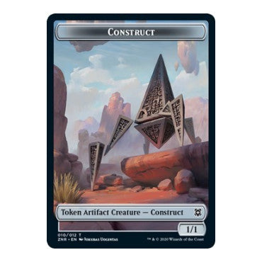 Construct Token (ZNR) #10 T (Lightly Played) Zendikar Rising Magic: The Gathering: 2020