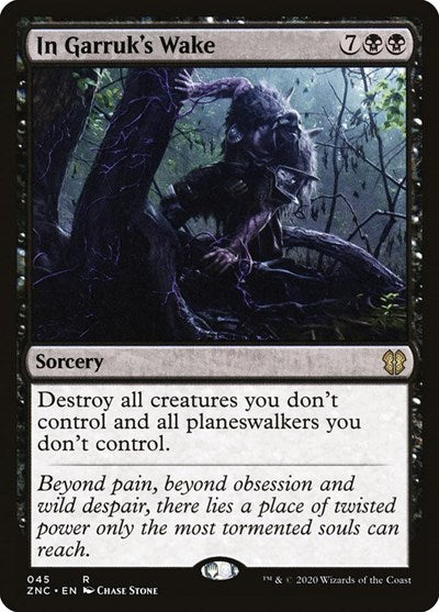 In Garruks Wake (ZNC) #45 Rare (Near Mint) Commander: Zendikar Rising Magic: The Gathering: 2020