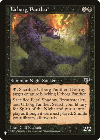Urborg Panther (LIST) #MIR-150 Common (Lightly Played) The List Reprints Magic: The Gathering: 2026