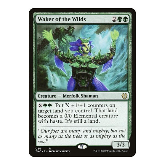 Waker of the Wilds (ZNC) #86 Rare (Lightly Played) Commander: Zendikar Rising Magic: The Gathering: 2020