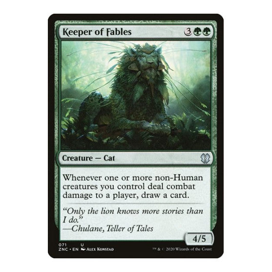 Keeper of Fables (ZNC) #71 Uncommon (Lightly Played) Commander: Zendikar Rising Magic: The Gathering: 2020