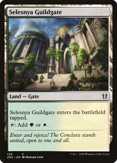 Selesnya Guildgate (ZNC) #139 Common Commander: Zendikar Rising Magic: The Gathering: 2020