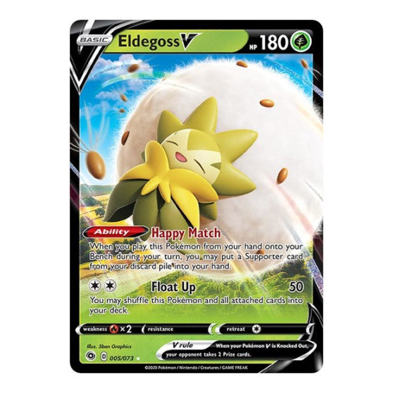Eldegoss V (CHP) #05/73 Ultra Rare (Holofoil Near Mint) Champion's Path Pokemon: 2020