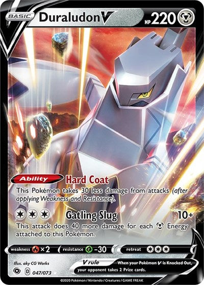 Duraludon V (CHP) #47/73 Ultra Rare (Holofoil Near Mint) Champion's Path Pokemon: 2020