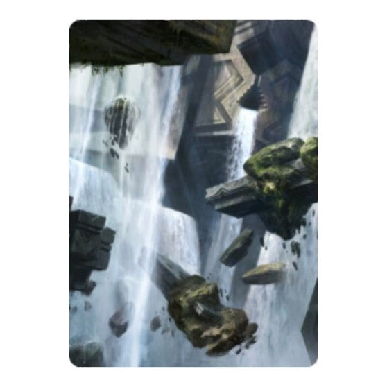 Island Art Card (10/81) (ASZNR) #10 Special (Lightly Played) Art Series: Zendikar Rising Magic: The Gathering: 2020