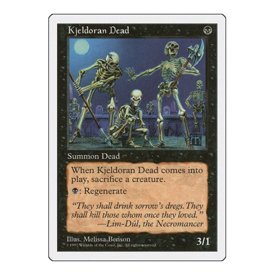 Kjeldoran Dead (5ED) #170 Common (Lightly Played) Fifth Edition Magic: The Gathering: 1997