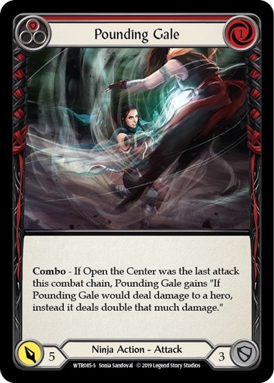 Pounding Gale (WTR) #WTR085 Super Rare Welcome to Rathe Flesh and Blood TCG: 2019