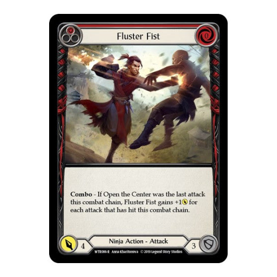 Fluster Fist (Red) (WTR) #WTR086 Rare Welcome to Rathe Flesh and Blood TCG: 2019
