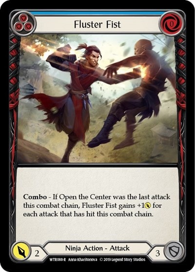Fluster Fist Blue (WTR) #WTR088 Rare (Unlimited Edition Normal Lightly Played) Welcome to Rathe Flesh and Blood TCG: 2019