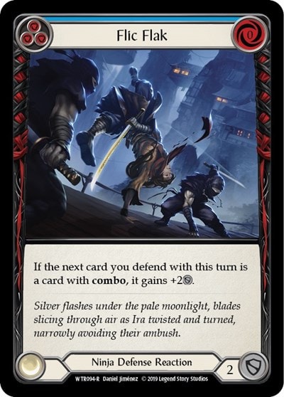 Flic Flak Blue (WTR) #WTR094 Rare Welcome to Rathe Flesh and Blood TCG: 2019