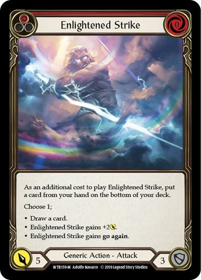 Enlightened Strike (WTR) #WTR159 Majestic (Unlimited Edition Normal Near Mint) Welcome to Rathe Flesh and Blood TCG: 2019