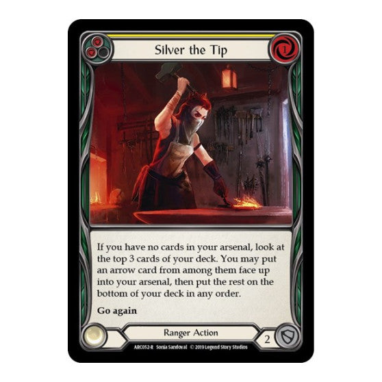 Silver the Tip (Yellow) (ARC) #ARC052 Rare Arcane Rising Flesh and Blood TCG: 2020