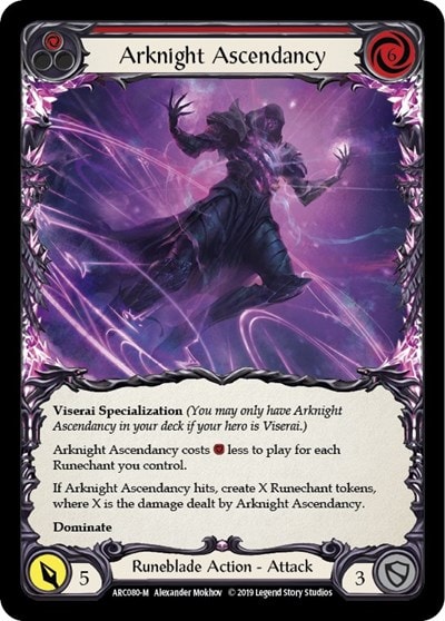 Arknight Ascendancy (ARC) #ARC080 Majestic (Unlimited Edition Rainbow Foil Near Mint) Arcane Rising Flesh and Blood TCG: 2020