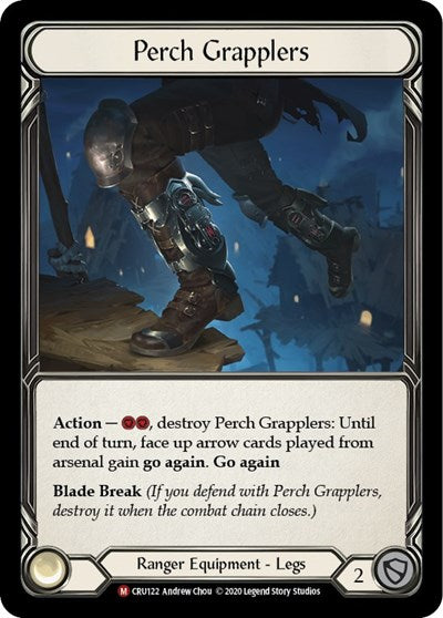 Perch Grapplers (CRU) #CRU122 Majestic (Unlimited Edition Normal Near Mint) Crucible of War Flesh and Blood TCG: 2020