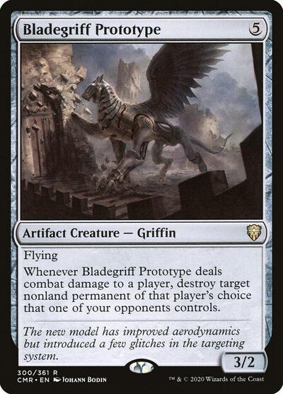 Bladegriff Prototype (CMR) #300 Rare (Lightly Played) Commander Legends Magic: The Gathering: 2020