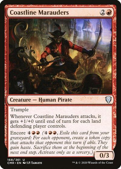 Coastline Marauders (CMR) #168 Uncommon (Lightly Played) Commander Legends Magic: The Gathering: 2020