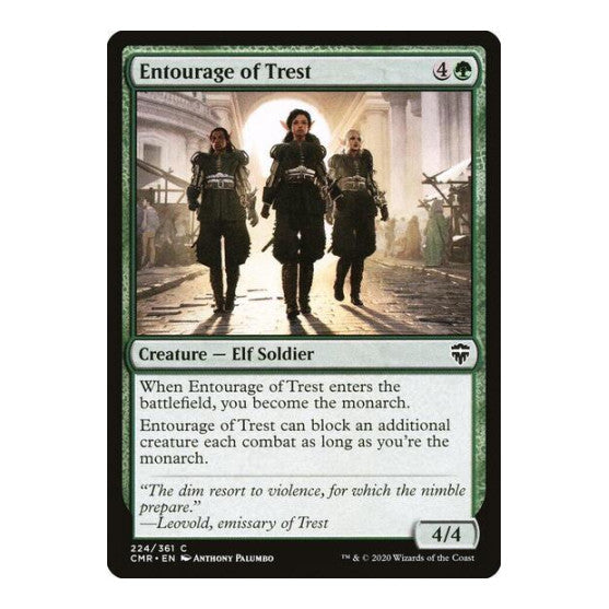 Entourage of Trest (CMR) #224 Common (Lightly Played) Commander Legends Magic: The Gathering: 2020