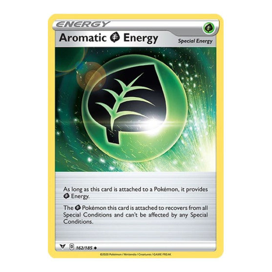 Aromatic Grass Energy (SWSH04) #162/185 Uncommon (Moderately Played) SWSH04: Vivid Voltage Pokemon: 2020