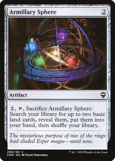 Armillary Sphere (CMR) #298 Common (Lightly Played) Commander Legends Magic: The Gathering: 2020