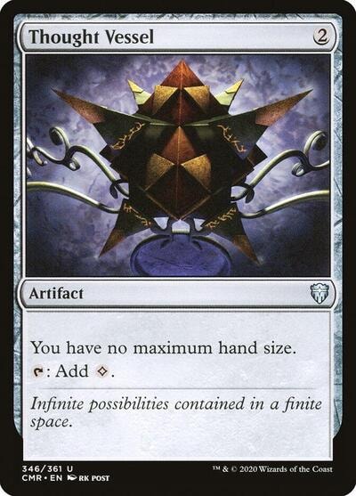 Thought Vessel (CMR) #346 Uncommon (Lightly Played) Commander Legends Magic: The Gathering: 2020