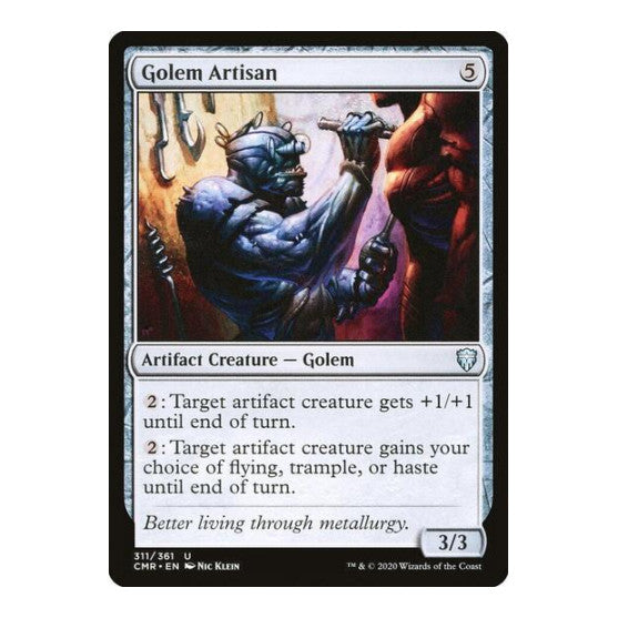 Golem Artisan (CMR) #311 Uncommon Commander Legends Magic: The Gathering: 2020