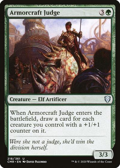 Armorcraft Judge (CMR) #218 Uncommon (Lightly Played) Commander Legends Magic: The Gathering: 2020