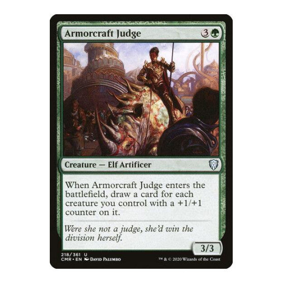 Armorcraft Judge (CMR) #218 Uncommon (Lightly Played) Commander Legends Magic: The Gathering: 2020
