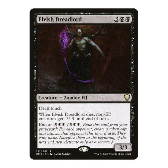 Elvish Dreadlord (CMR) #121 Rare (Lightly Played) Commander Legends Magic: The Gathering: 2020