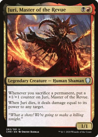 Juri Master of the Revue (CMR) #282 Uncommon (Lightly Played) Commander Legends Magic: The Gathering: 2020