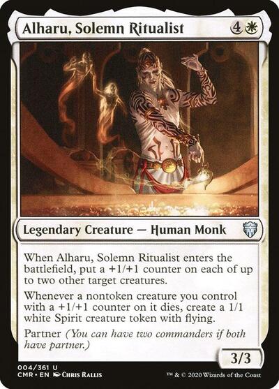 Alharu Solemn Ritualist (CMR) #4 Uncommon (Moderately Played) Commander Legends Magic: The Gathering: 2020