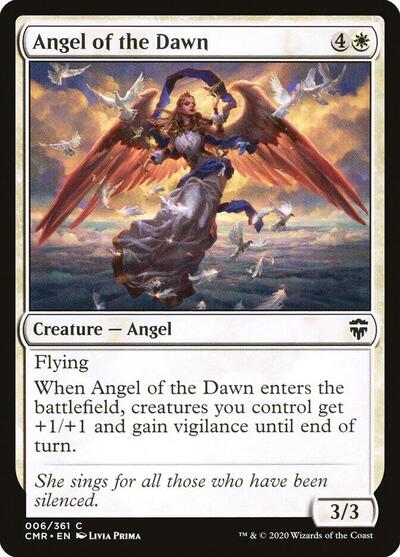Angel of the Dawn (CMR) #6 Common (Lightly Played) Commander Legends Magic: The Gathering: 2020