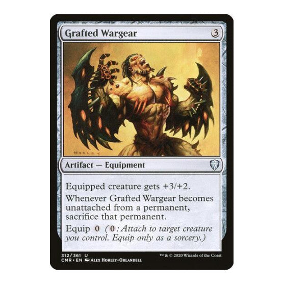 Grafted Wargear (CMR) #312 Uncommon (Lightly Played) Commander Legends Magic: The Gathering: 2020