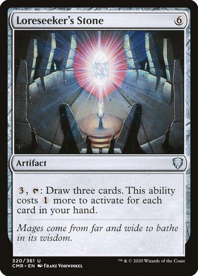 Loreseekers Stone (CMR) #320 Uncommon (Lightly Played) Commander Legends Magic: The Gathering: 2020