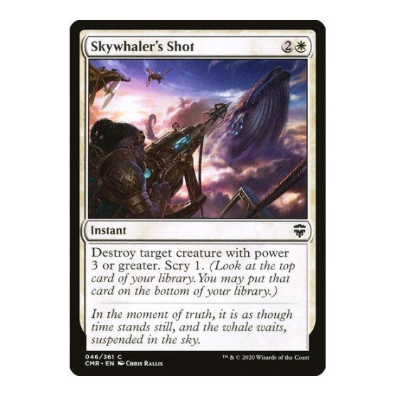 Skywhalers Shot (CMR) #46 Common (Lightly Played) Commander Legends Magic: The Gathering: 2020