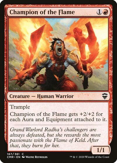 Champion of the Flame (CMR) #167 Common (Lightly Played) Commander Legends Magic: The Gathering: 2020