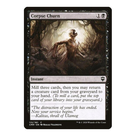 Corpse Churn (CMR) #113 Common (Lightly Played) Commander Legends Magic: The Gathering: 2020