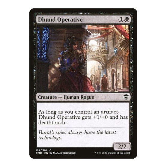 Dhund Operative (CMR) #119 Common Commander Legends Magic: The Gathering: 2020
