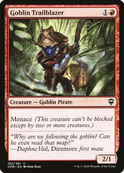 Goblin Trailblazer (CMR) #182 Common (Lightly Played) Commander Legends Magic: The Gathering: 2020