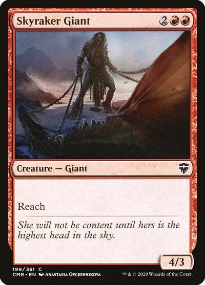 Skyraker Giant (CMR) #199 Common (Lightly Played) Commander Legends Magic: The Gathering: 2020