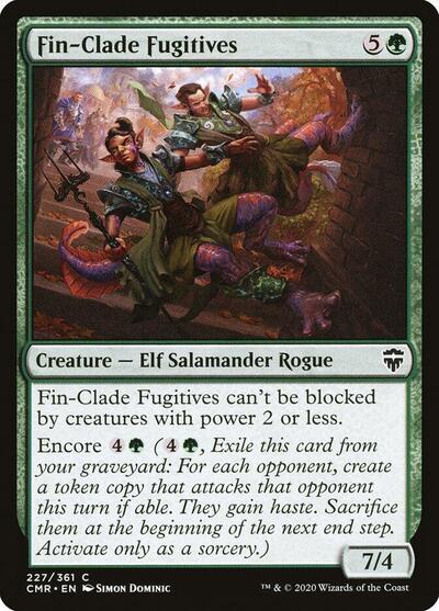 Fin Clade Fugitives (CMR) #227 Common (Foil Lightly Played) Commander Legends Magic: The Gathering: 2020