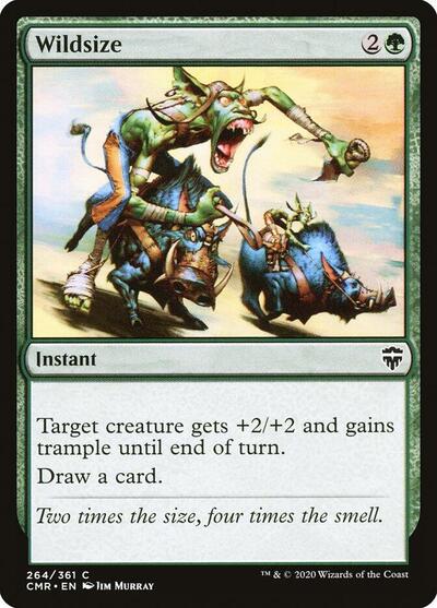 Wildsize (CMR) #264 Common (Lightly Played) Commander Legends Magic: The Gathering: 2020