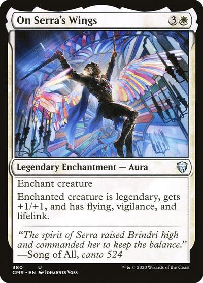On Serras Wings (CMR) #380 Uncommon Commander Legends Magic: The Gathering: 2020
