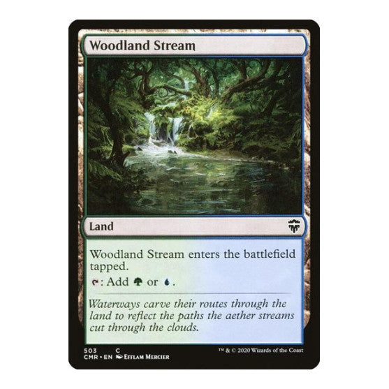 Woodland Stream (CMR) #503 Common (Lightly Played) Commander Legends Magic: The Gathering: 2020
