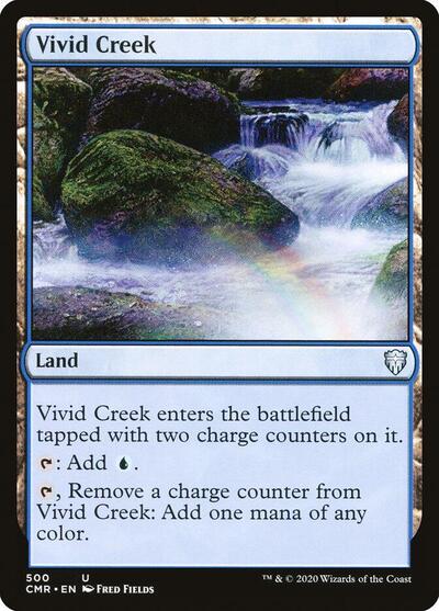 Vivid Creek (CMR) #500 Uncommon (Near Mint) Commander Legends Magic: The Gathering: 2020