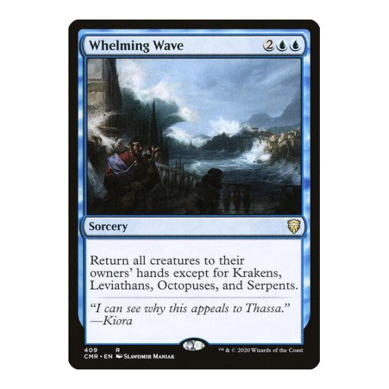 Whelming Wave (CMR) #409 Rare (Lightly Played) Commander Legends Magic: The Gathering: 2020